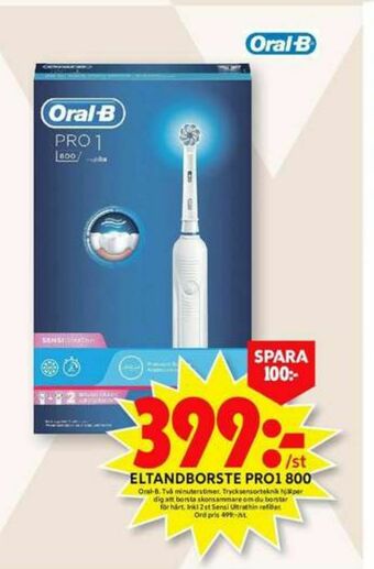 ICA Maxi Braun Oral-B Eltandborste erbjuda
