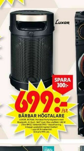 Luxor Högtalare