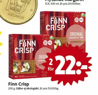 ICA Nära Finn Crisp Knäckebröd erbjuda