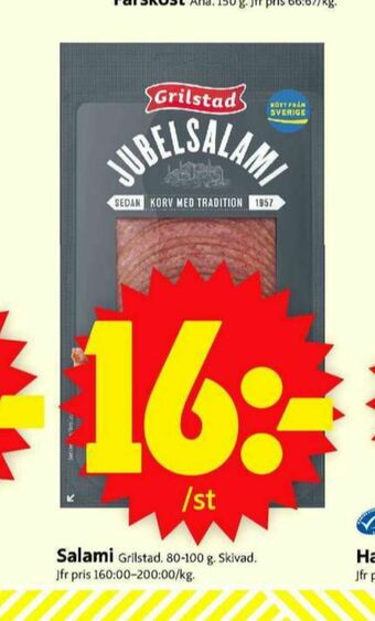 ICA Supermarket Grilstad Salami erbjuda