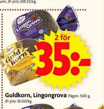 ICA Supermarket Guldkorn Rågbröd erbjuda