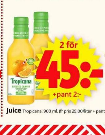 ICA Supermarket Tropicana Juice erbjuda