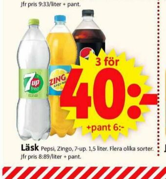 ICA Supermarket 7-up Free Läskedryck erbjuda