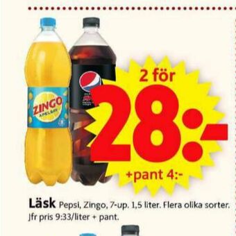 ICA Supermarket Pepsi Max Läskedryck erbjuda