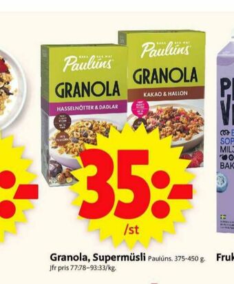 Paulùns Granola