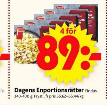 ICA Supermarket Findus Färdigrätter erbjuda