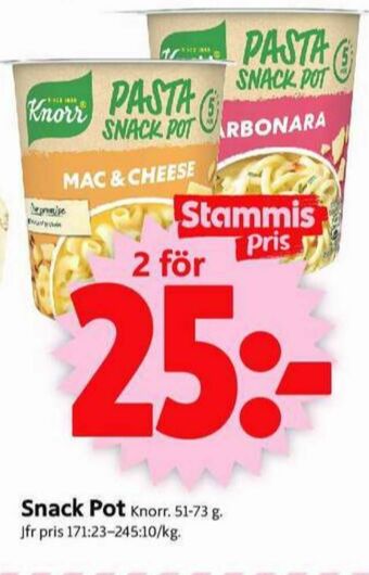 ICA Supermarket Knorr Pastarätter erbjuda