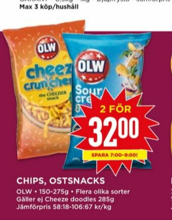 Willys OLW Ostbågar erbjuda