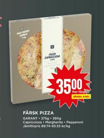 Willys Garant Pizza erbjuda