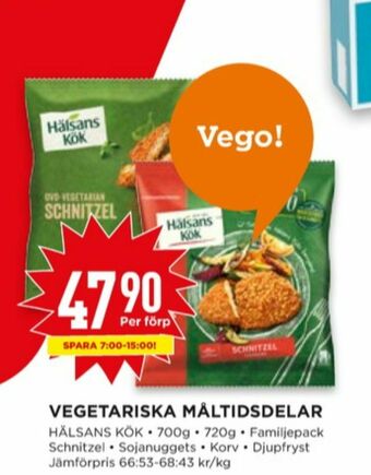 Willys Hälsans Kök Vegetarmat erbjuda
