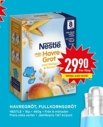 Willys Nestlé Gröt erbjuda