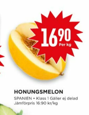 Willys Honungsmelon erbjuda