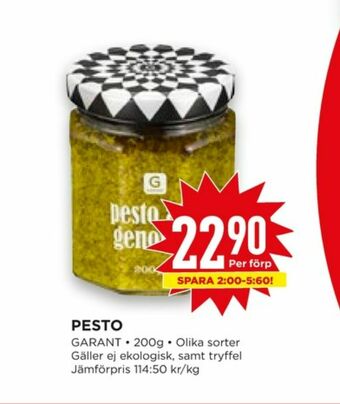 Willys Hemma Garant Pesto erbjuda