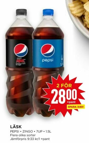 Willys Hemma Pepsi Max Läskedryck erbjuda