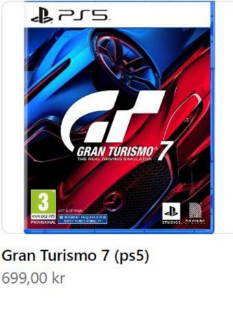 Webhallen Gran Turismo 7 (ps5) erbjuda