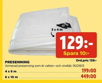 Jem&Fix Presenning erbjuda