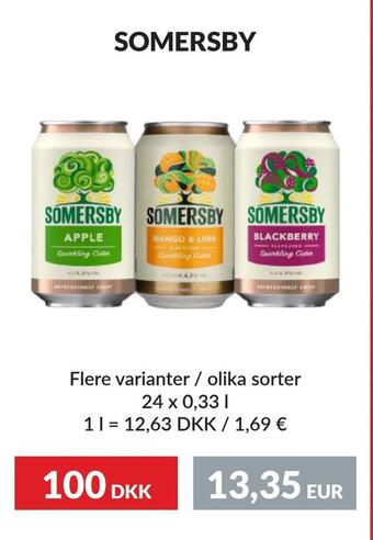 Nielsen Discount Somersby erbjuda