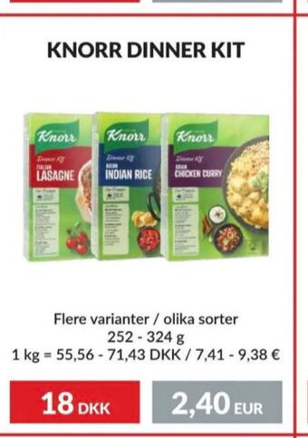 Nielsen Discount Knorr menymix erbjuda