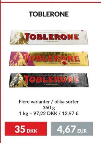 Nielsen Discount White choklad erbjuda