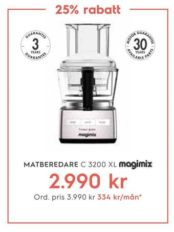 Electrolux Home Matberedare erbjuda