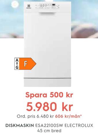 Electrolux Home Diskmaskin erbjuda