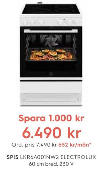 Electrolux Home Spis erbjuda