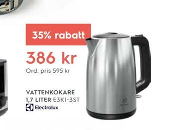 Electrolux Home Vattenkokare 1,7 liter erbjuda