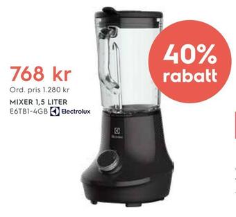 Electrolux Home Mixer 1,5 liter erbjuda