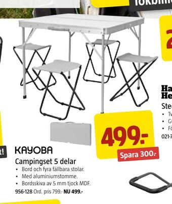 Jula Campingset 5 delar erbjuda