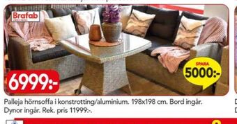 Bo Ohlsson Brafab utemöbler erbjuda