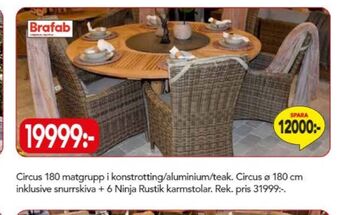 Bo Ohlsson Brafab utemöbler erbjuda