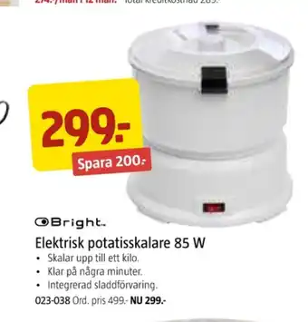 Jula Bright potatisskalare erbjuda