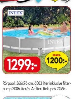 Bo Ohlsson Intex pool erbjuda