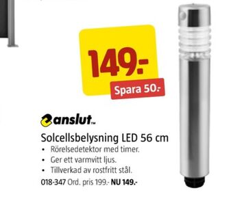 Jula Anslut solcellslampor erbjuda