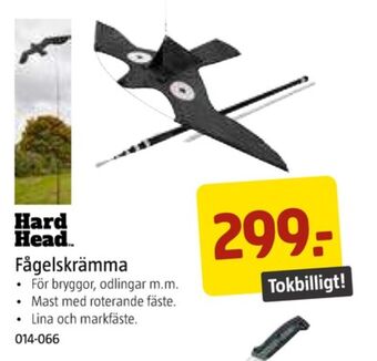 Jula Hard head fågelskrämma erbjuda