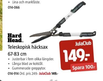 Jula Hard head häcksax erbjuda