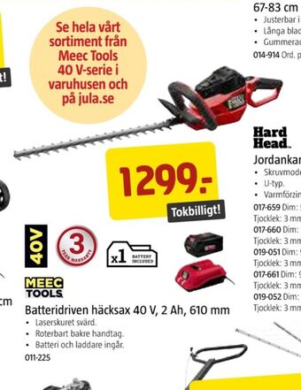 Jula Meec tools häcksax erbjuda