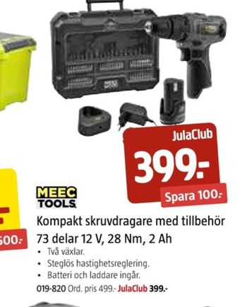 Jula Meec tools borr- och skruvdragere erbjuda