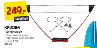 Jula Kayoba badminton-set erbjuda