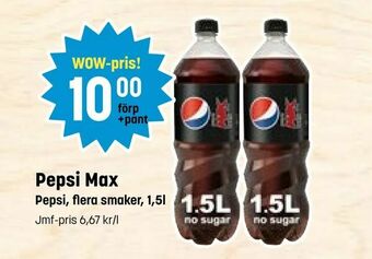 Eurocash Pepsi Max erbjuda