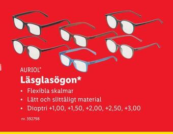 Lidl Läsglasögon erbjuda