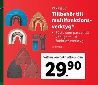 Lidl Tillbehör till multifunktionsverktyg erbjuda