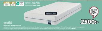 JYSK Gold f110 skummadrass erbjuda
