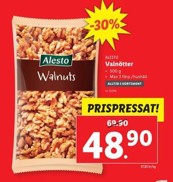 Lidl Valnötter erbjuda