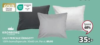 JYSK Lilly percale örngott erbjuda