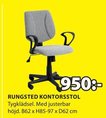 JYSK Rungsted kontorsstol erbjuda