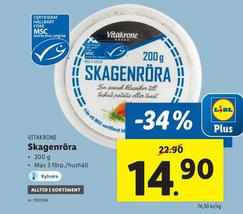 Lidl Skagenröra erbjuda