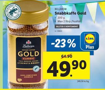 Lidl Snabbkaffe gold erbjuda