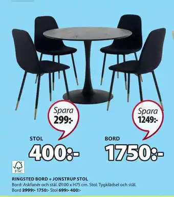JYSK Jonstrup stol erbjuda