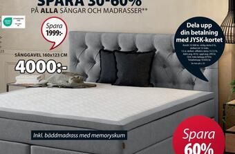 JYSK Sänggavel erbjuda